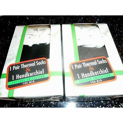 Cottage Collection Thermal Socks & Handkerchief Pair