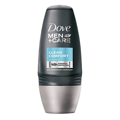Dove Roll On 48h Anti-transpirant Deodorant Men+Care Clean Comfort 50ml - Tray of 6