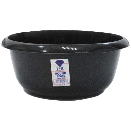 Round Washing Up Bowl Graphite