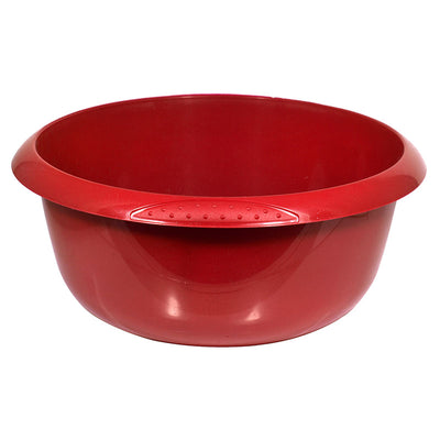 Round Washing Up Bowl Red
