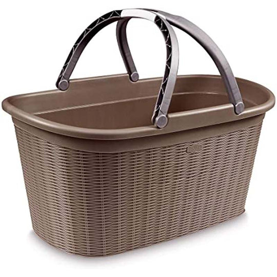 TML Rectangular Laundry Basket Taupe