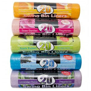 Scented Pedal Swing Bin Liners 20 Roll Pack - Case of 5