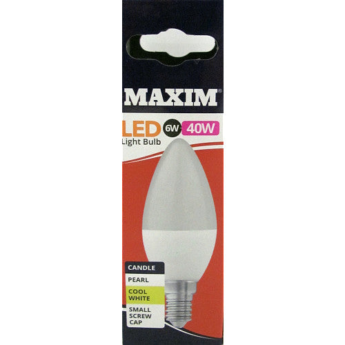 Maxim LED Candle SES Cw 6W= 40W