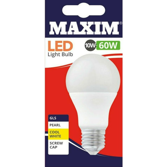 Maxim LED GLS BC Day Light Pearl 10W=60W - Case of 10