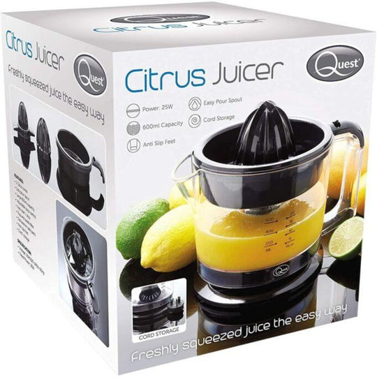 Quest Electric Citrus Juicer Black 600ml