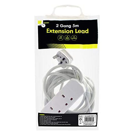 Benross Extension Lead 5m 2 Gang 13A