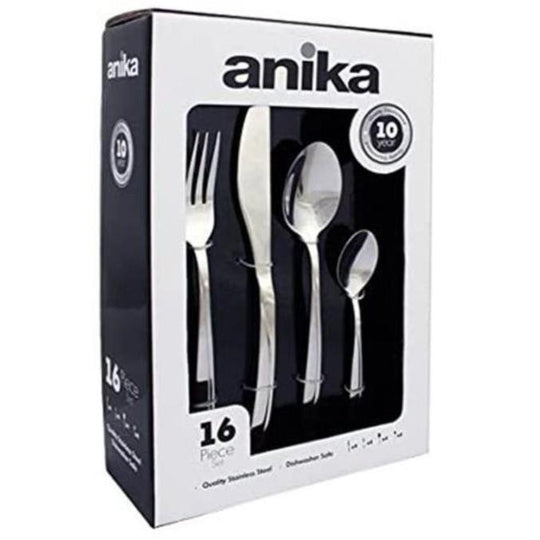Anika Stainless Steel Cutlery Set 16 Piece