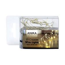 Copper Wire Lights 20 LED