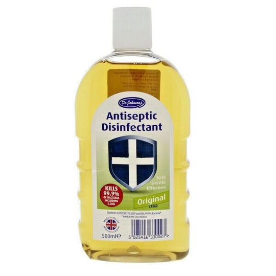 Dr. Johnson's Antiseptic Disinfectant Original 500ml - Case of 12
