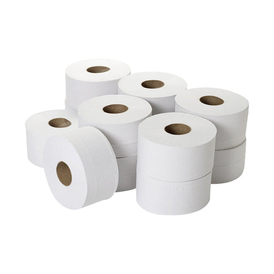 Diamond Quilted Mini Jumbo Toilet Tissue 12 Roll Pack