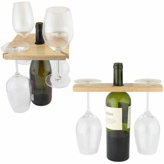 Apollo Wood Wine Glass Holder