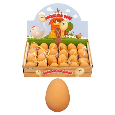 Egg Shape Bouncing Ball Bouncing Eggs - Case of 24