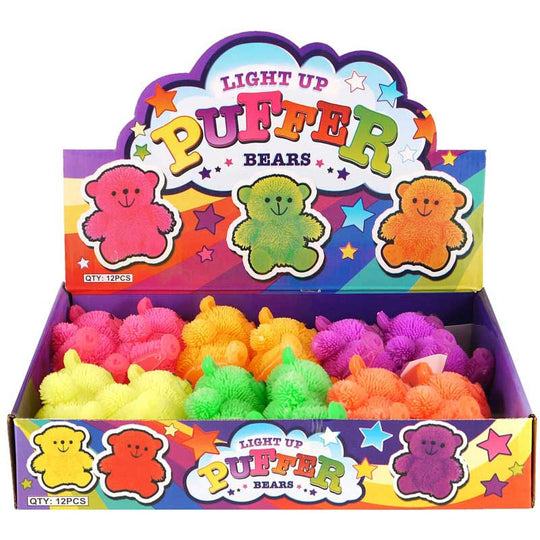 Light Up Puffer Bears 80mm