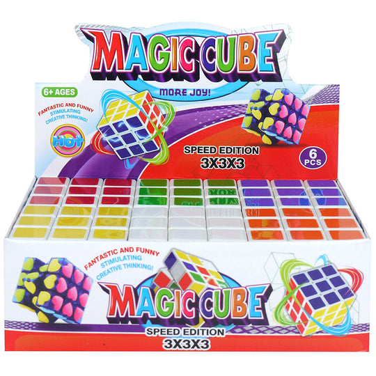 Magic Puzzle Cube 5.7cm - Case of 6