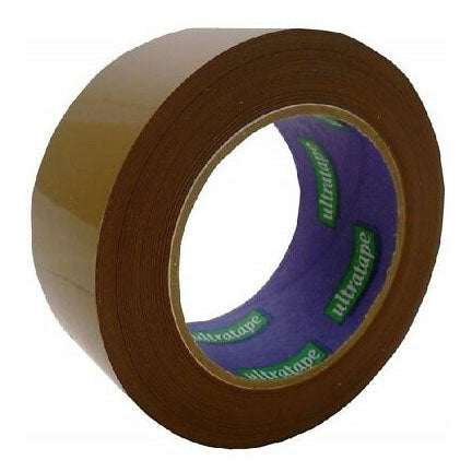 Ultratape Brown Parcel Buff Tape 48mm x 40m - Case of 6