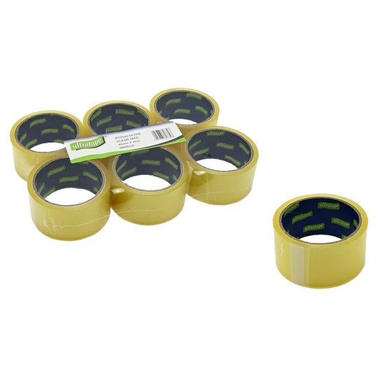 Ultratape Ultra Core Clear Tape 48mm x 40m - Case of 6