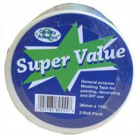 UltraTape Masking Tape 36mm X 15m - 2pack