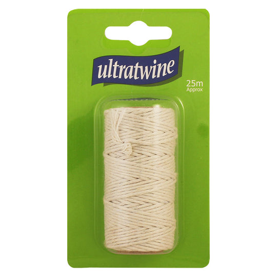 Ultratwine Fine Cotton Twine Spool Hang Pack 25m