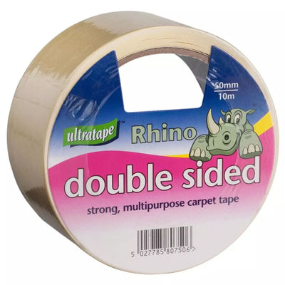 Ultratape Rhino Double Sided Tape 50mm x 10m - Case of 6
