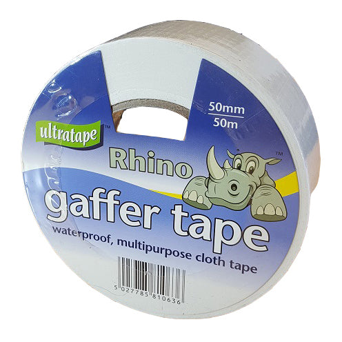Ultratape Rhino Gaffer Cloth Tape White 50mm x 50m