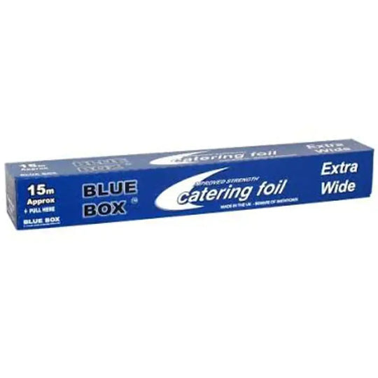 Blue Box Aluminium Catering Foil Extra Wide 450mm x 12m - Case of 12
