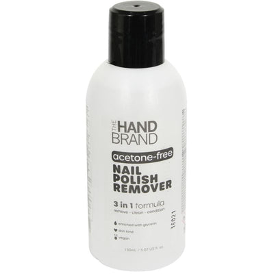 The Hand Brand Nail Polish Remover Acetone Free 150ml - Case of 6