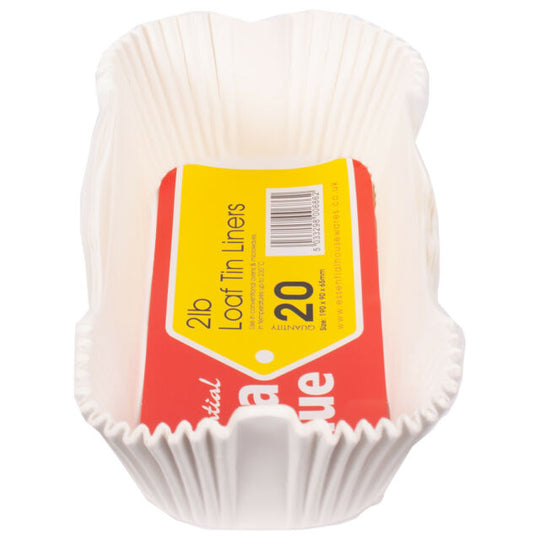 Essential Non Stick 2lb Loaf Tin Liner 20 Pack