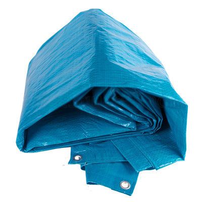 Green Jem Tarpaulin Waterproof Cover Sheet Polyethylene Woven 12ft x 18ft