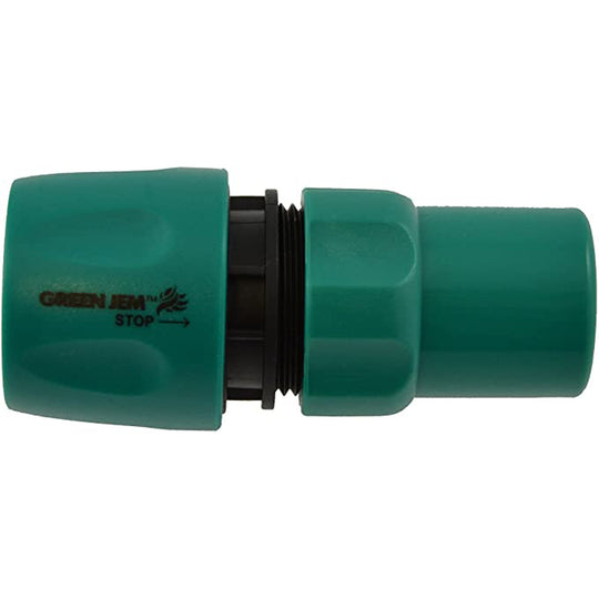 Green Jem Female Water Stop Connector