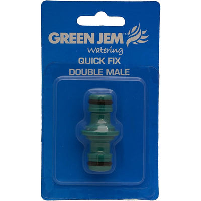 Green Jem Quick Fix Double Male Connector