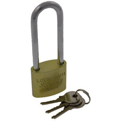Green Jem Locksmith Security Padlock 38mm Long Shackel