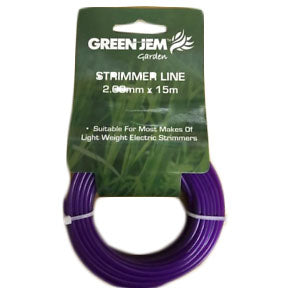 Green Jem Strimmer Line Purple 2.63mm x 15m