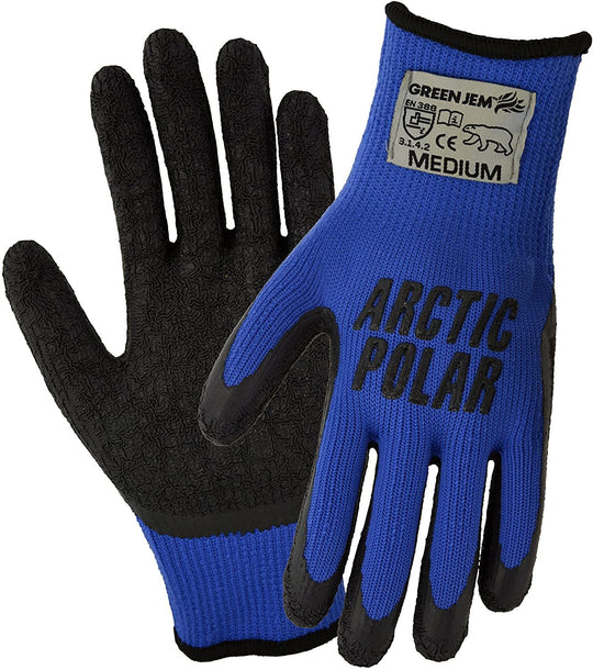 Medium Articic Polar Extra Grip Work Gloves