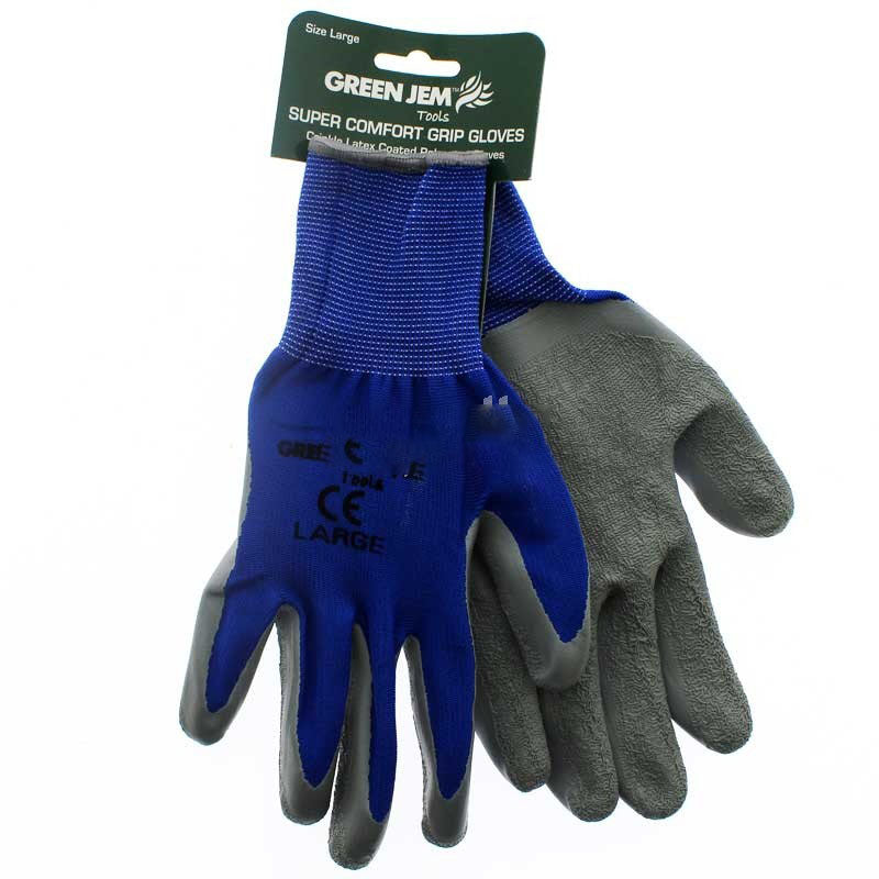 Green Jem Super Comfort Grip Work Gloves Large Wholesale