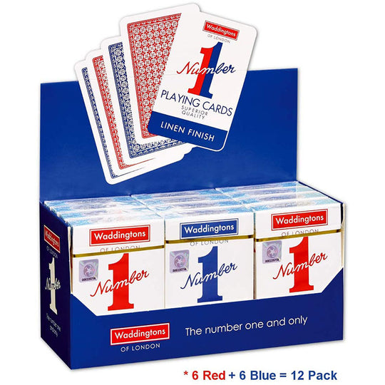Waddingtons No.1 Playing Cards - Case of 12