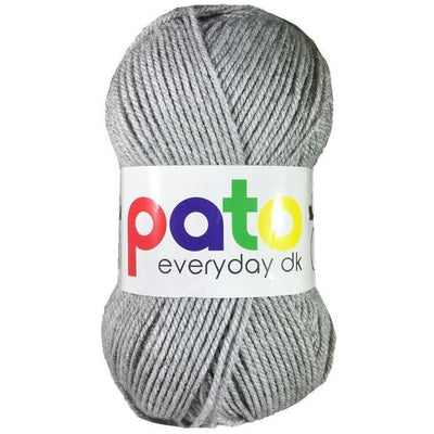 Pato Everyday Double Knitting Yarn - Case of 10 - Light Grey