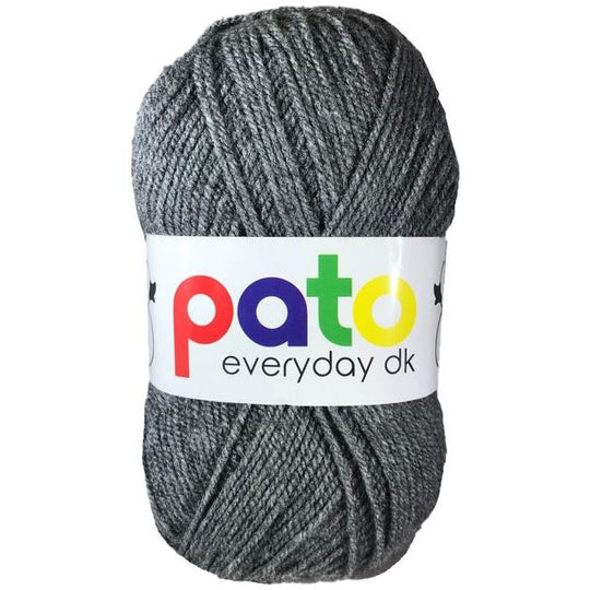 Pato Everyday Double Knitting Yarn - Case of 10 - Dark Grey