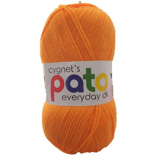 Pato Everyday Double Knitting Yarn - Case of 10 - Clementine