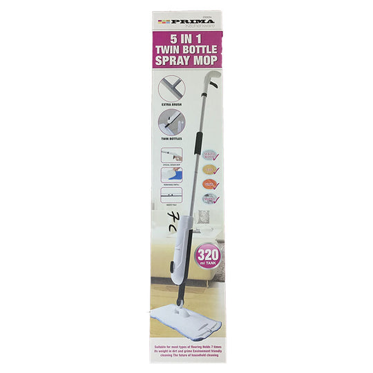 Prima 5 in 1 Twin Bottle Spray Mop