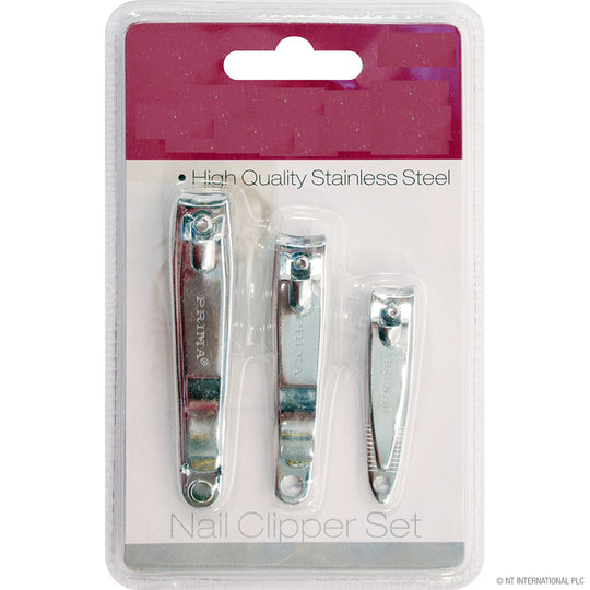 Nail Clipper Set in Blister 3pc