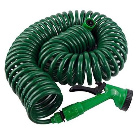 Marksman Coiled Hose & Nozzle Set 15m