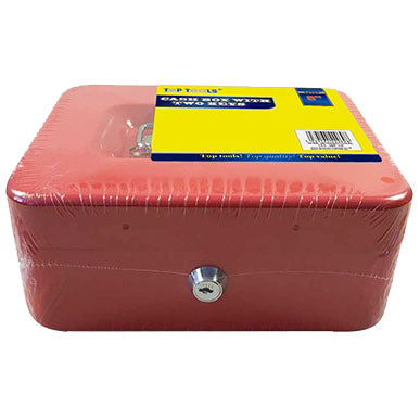 Top Tools Cash Box with Two Keys 8”