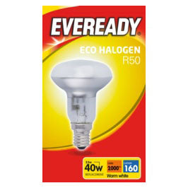 Eveready Eco Halogen R50 30W(40W) 220-240V E14 - Case of 10