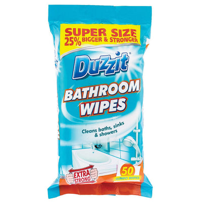 Duzzit Bathroom Wipes 50 Pack - Case of 12
