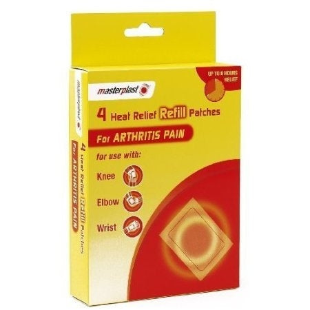 Masterplast Heat Relief Refill Patches 4 Pack - Case of 12