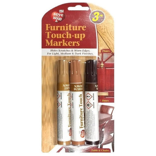 Furniture Touch Up Markers 3 Pack