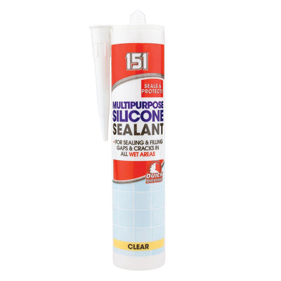 151 Multipurpose Silicone Sealant Clear - Case of 12