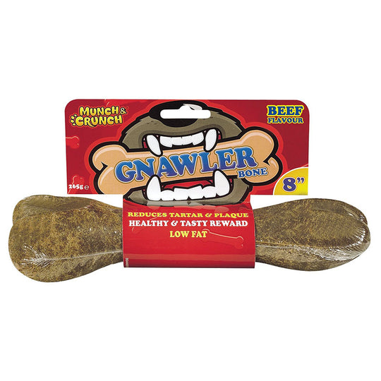 Munch & Crunch Gnawler Dog Bone Beef Flavour