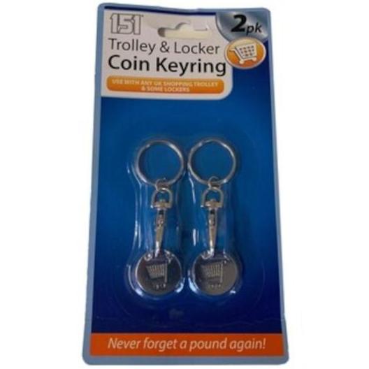 151 Trolley & Locker Keyring 2pk