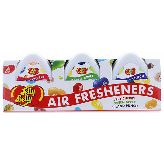 Jelly Belly Gel Air Fresheners Classic Fragrances 3 Pack - Case of 12